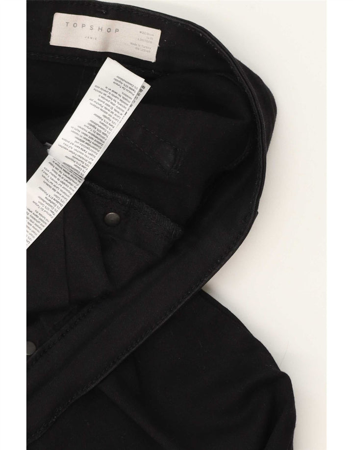Topshop Womens Jamie Skinny Jeans W32 L26 Black Elastane