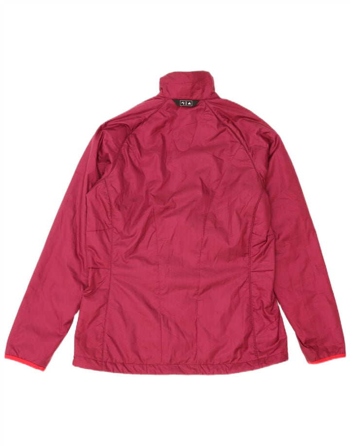 Adidas Womens Liner Padded Jacket UK 16 Large Burgundy Polyester