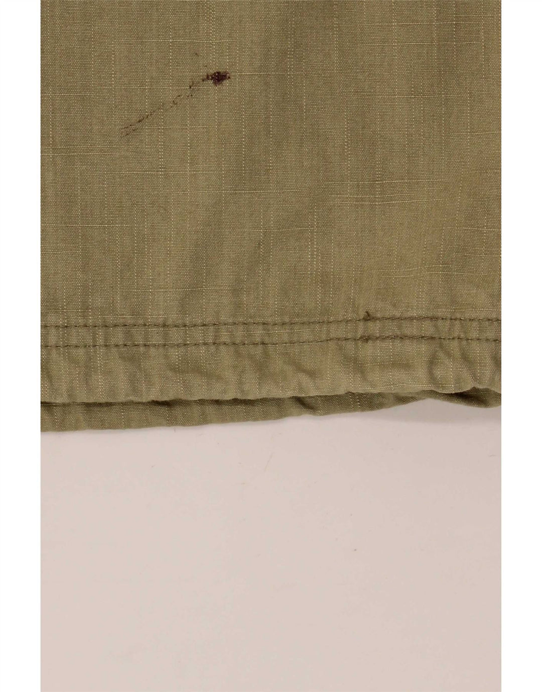 Weird Fish Mens Hooded Bomber Jacket UK 40 Large Khaki Cotton