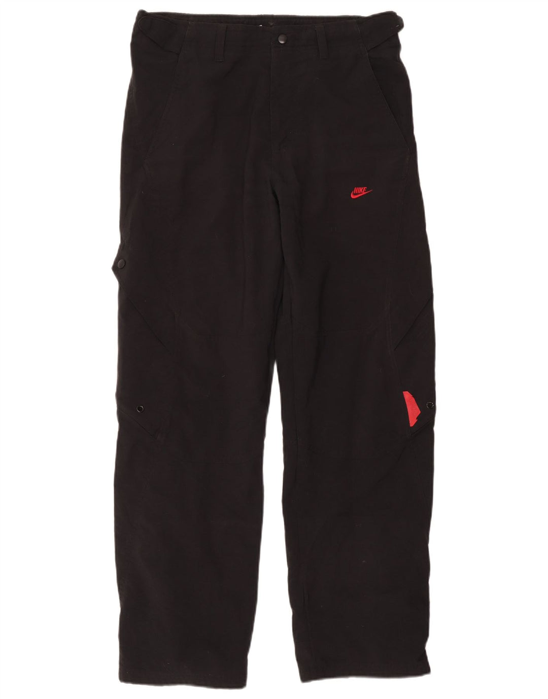 Nike Mens Cargo nadrág közepes W34 L30 fekete poliészter