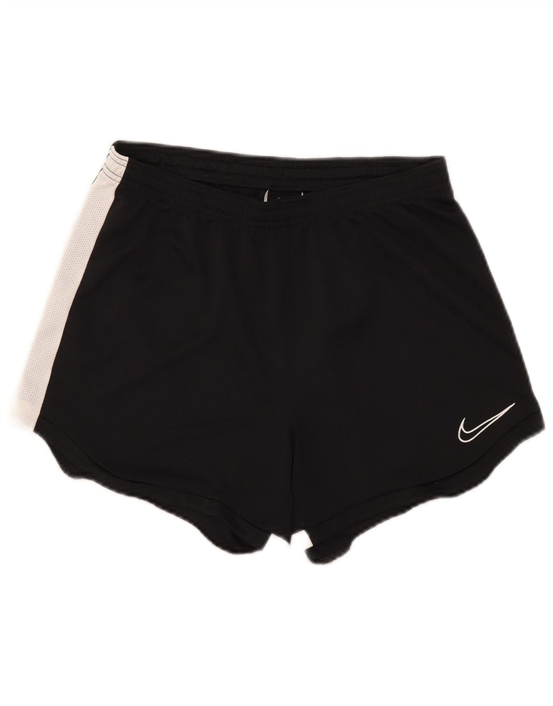 Nike Womens Dri Fit Sport Shorts UK 12 Medium Black Colourblock Polyester