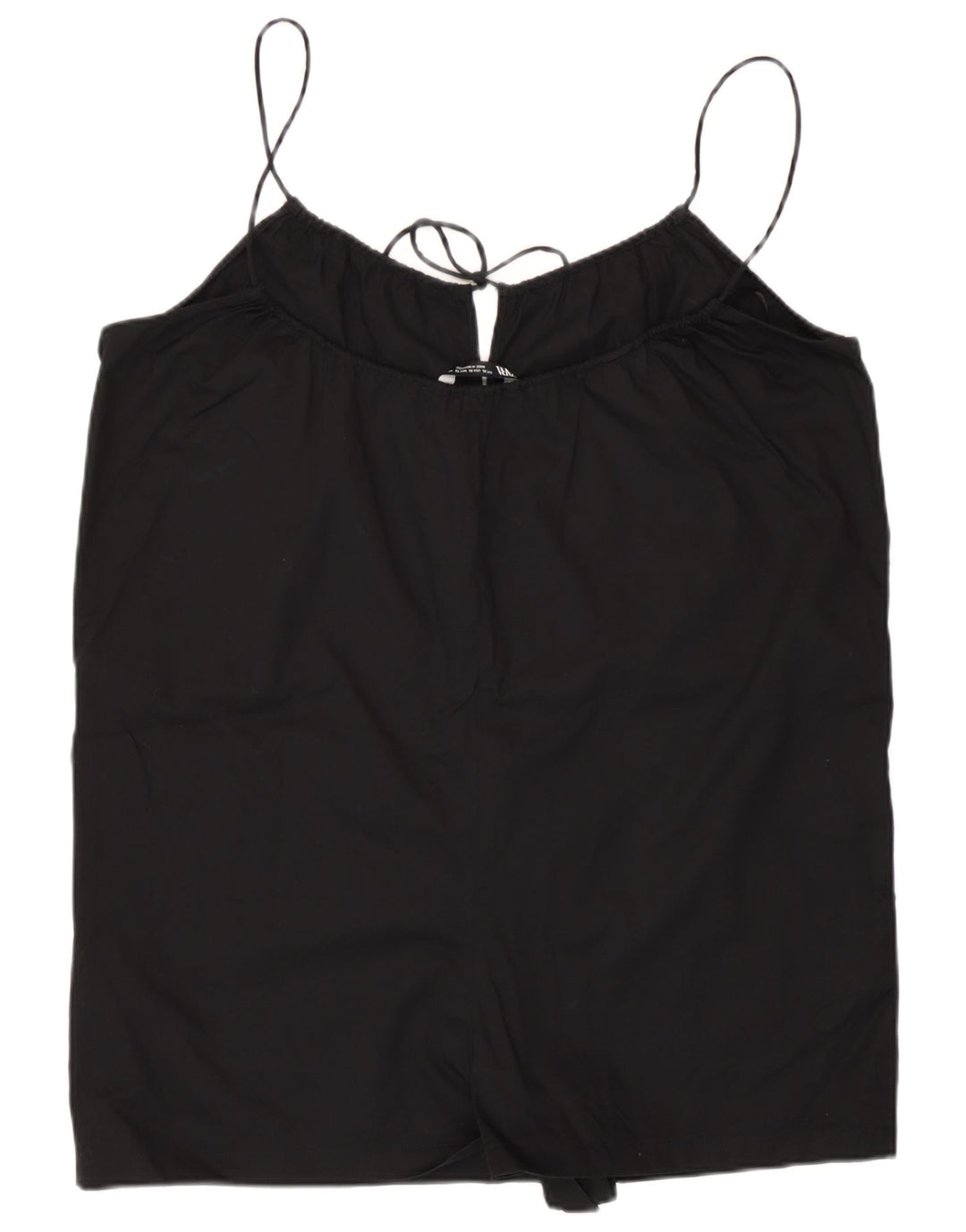 Tutina corta da donna Zara UK 18 XL Nera