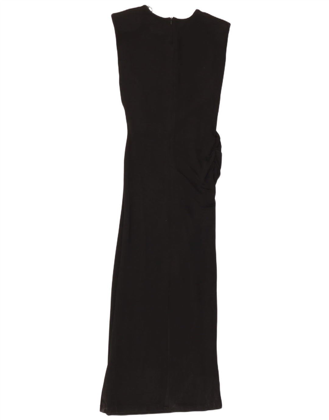 Zara Womens Sleeveless Maxi Dress UK 12 Medium Black Viscose