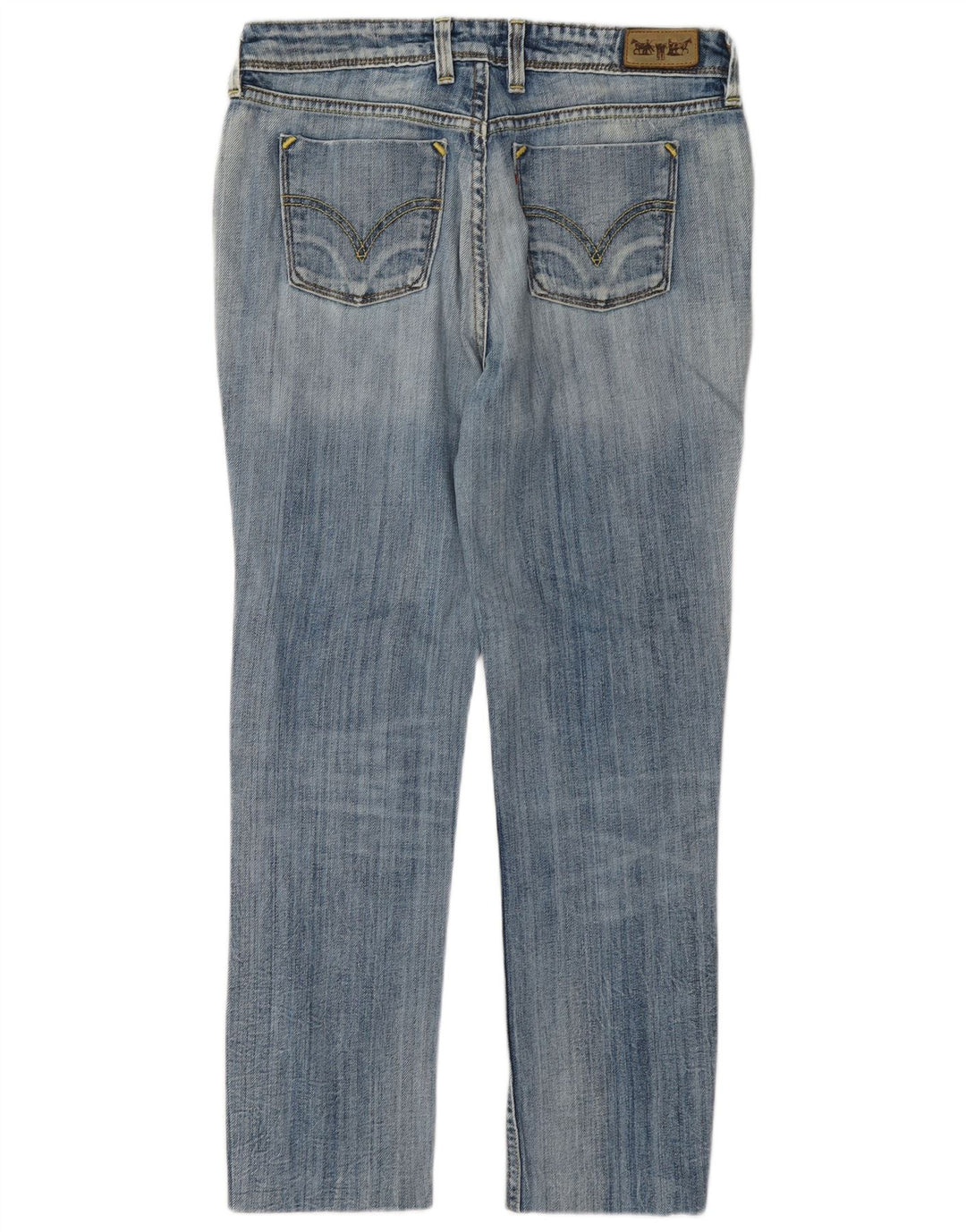 Vaqueros Levi's Mujer 627 Crop Rectos W30 L26 Azul