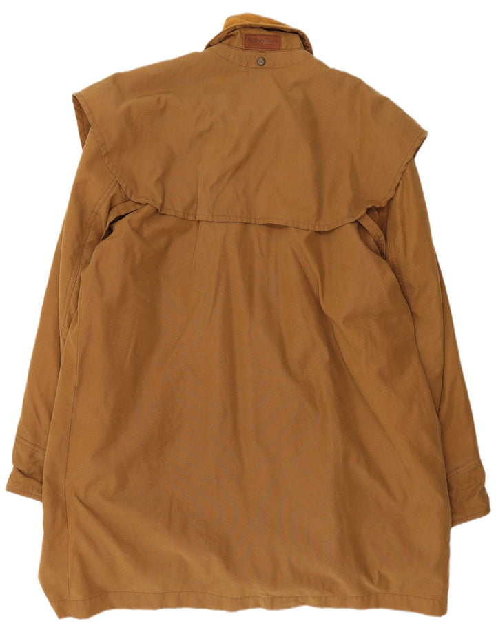Marlboro Classics Mens Capelet Coat UK 40 Large Beige Cotton