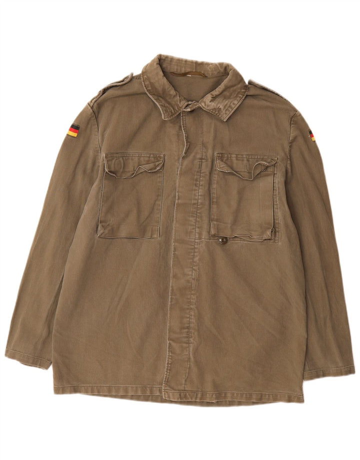 Vintage Mens Military Jacket UK 40 Large Khaki