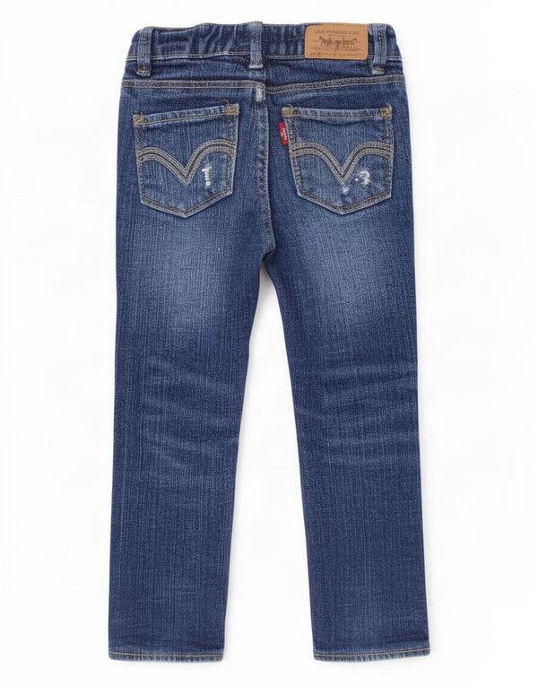 Levi's Baby Boys Jeans slim effetto invecchiato 18-24 mesi W18 L13 cotone blu