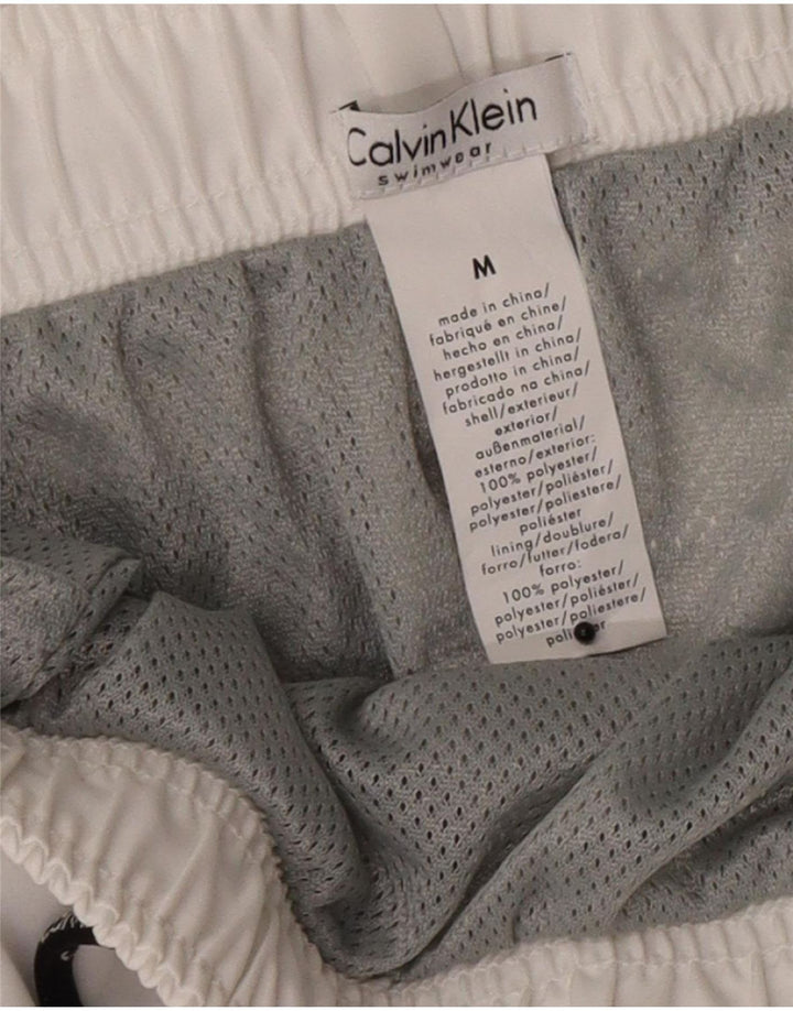 Calvin Klein Herre grafiske svømmeshorts Medium White Colourblock