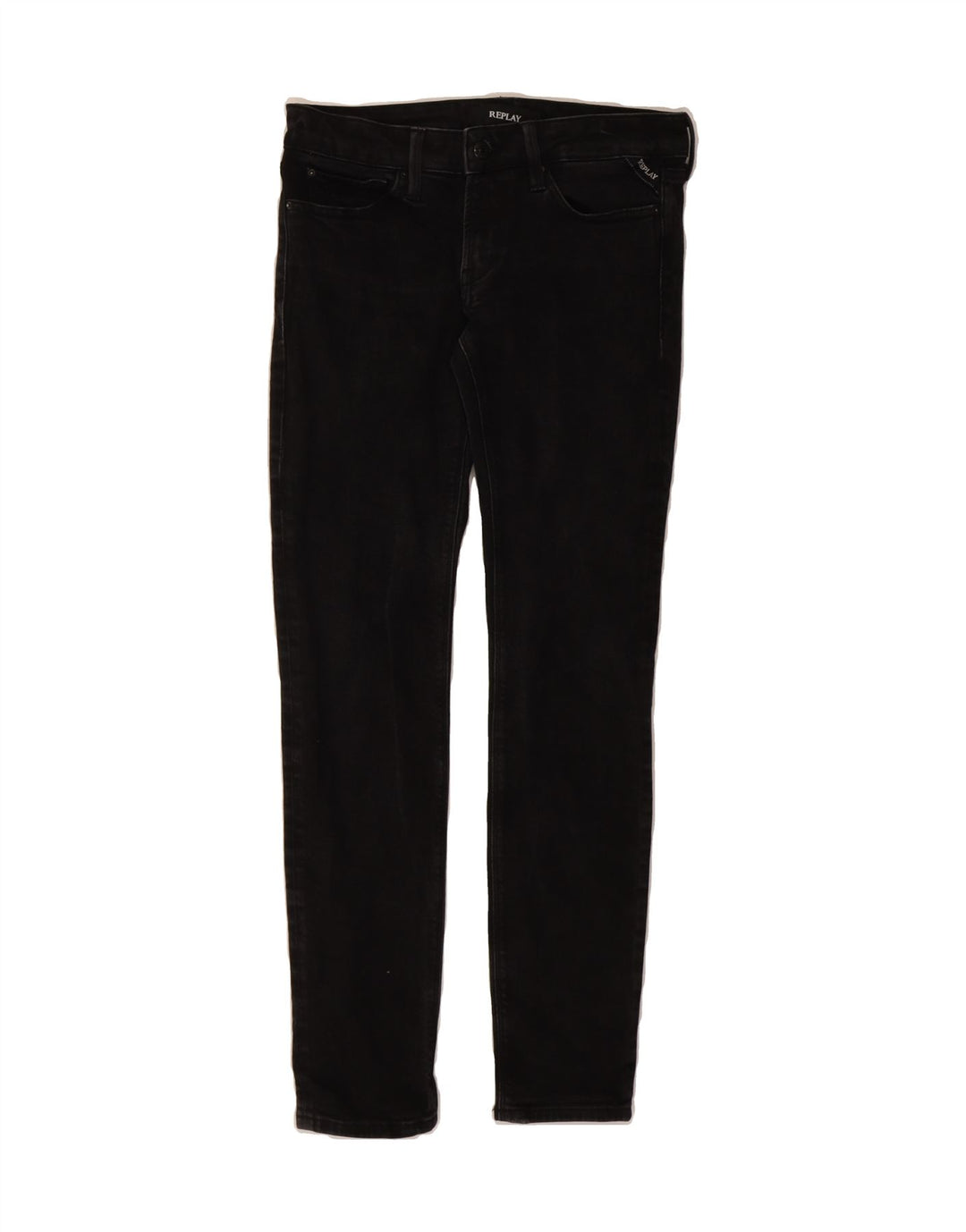 REPLAY Womens Skinny Jeans W28 L30 Black Vintage Replay and Second-Hand Replay from Messina Hembry 