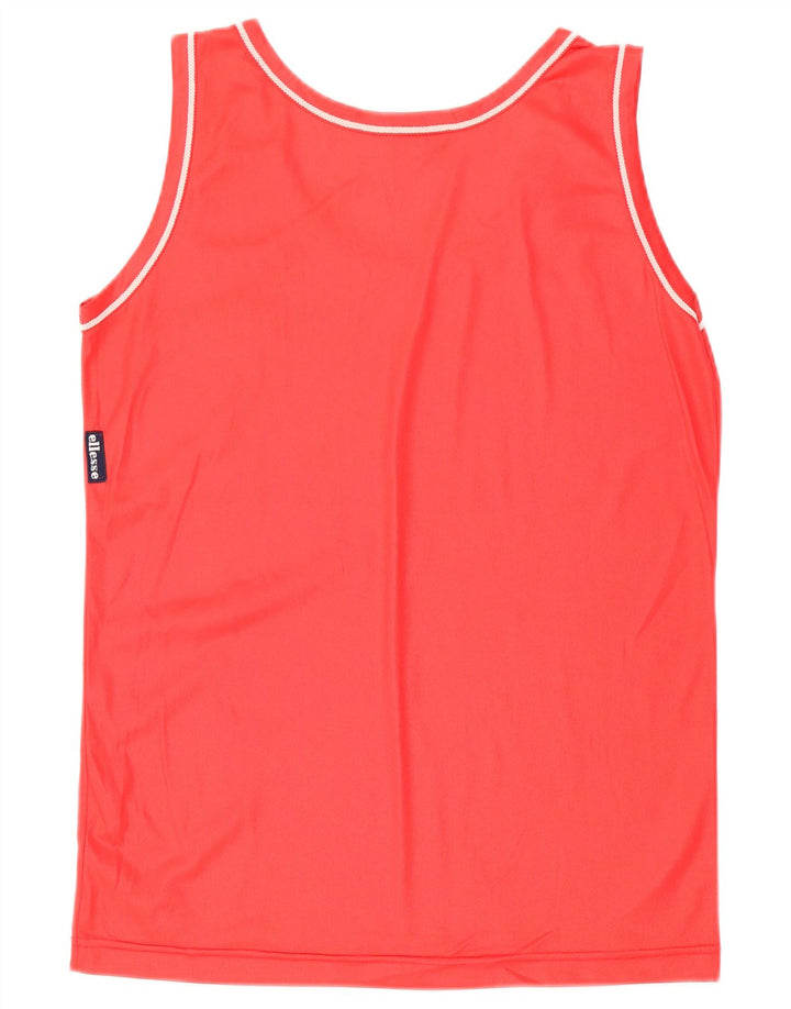 Ellesse Mens Vest Top Medium Pink Polyamide