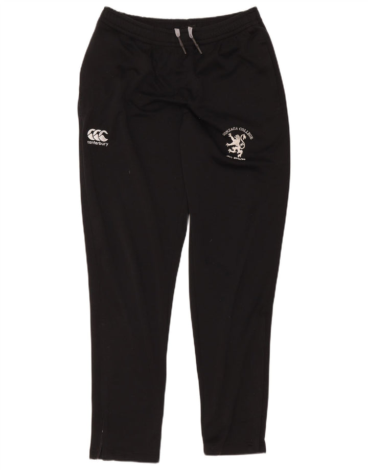 Canterbury Mens Graphic Tracksuit Trousers Medium Black Polyester