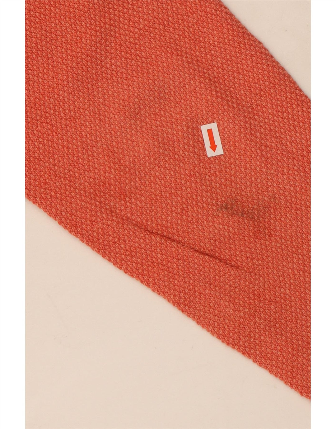 Marks & Spencer Mens Crew Neck Jumper Sweater Medium Orange Cotton