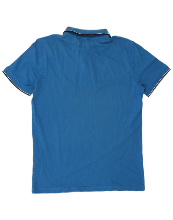 Kappa Polo Homme Large Rayé Bleu