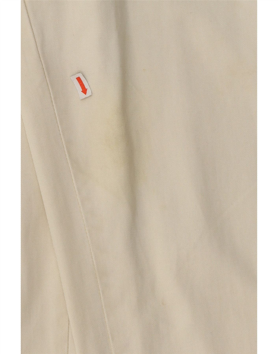 IBER Womens Pegged Chino Trousers W26 L29 White Cotton Vintage Iber and Second-Hand Iber from Messina Hembry 