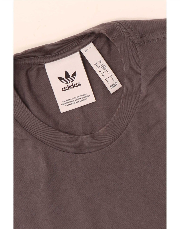 Adidas Herre T-Shirt Top Lille Grå