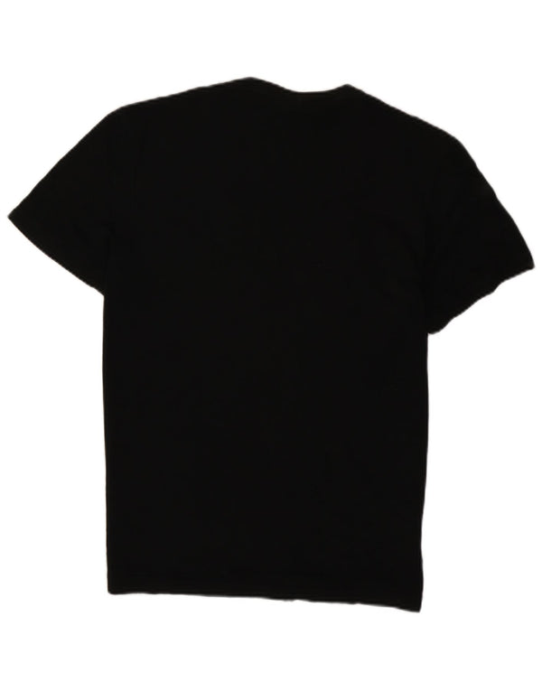 Lacoste Herre Regular Fit T-Shirt Top Størrelse 4 Medium Sort Bomuld