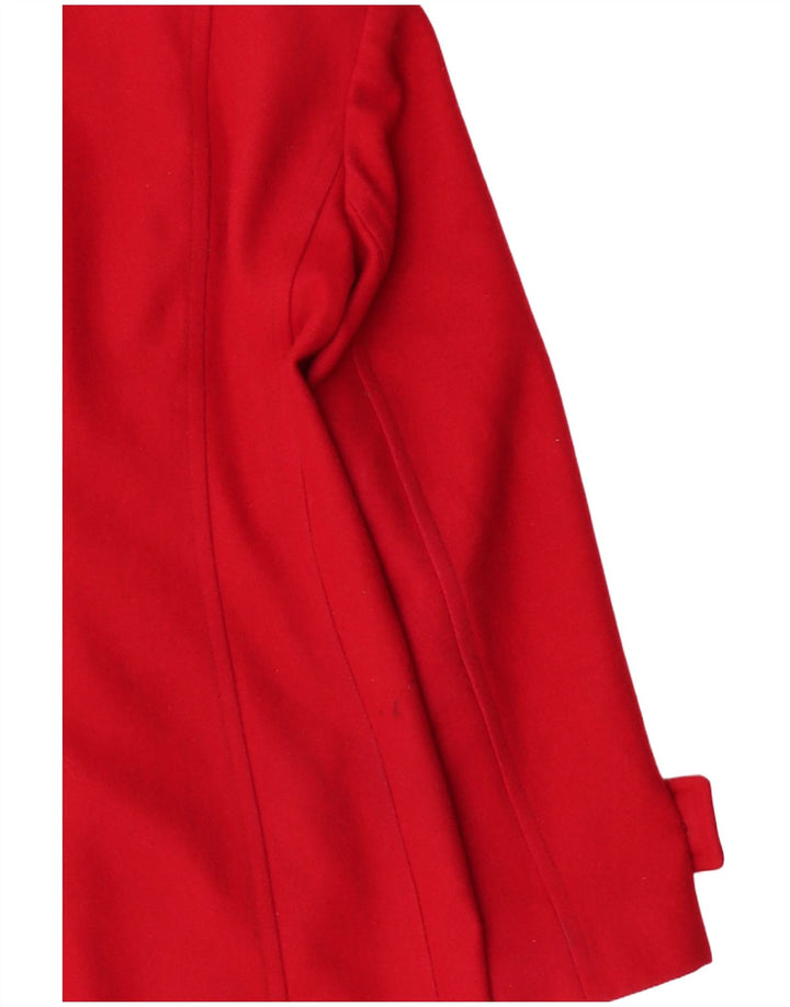 ANNE KLEIN Damski płaszcz dwurzędowy UK 10 Small Red