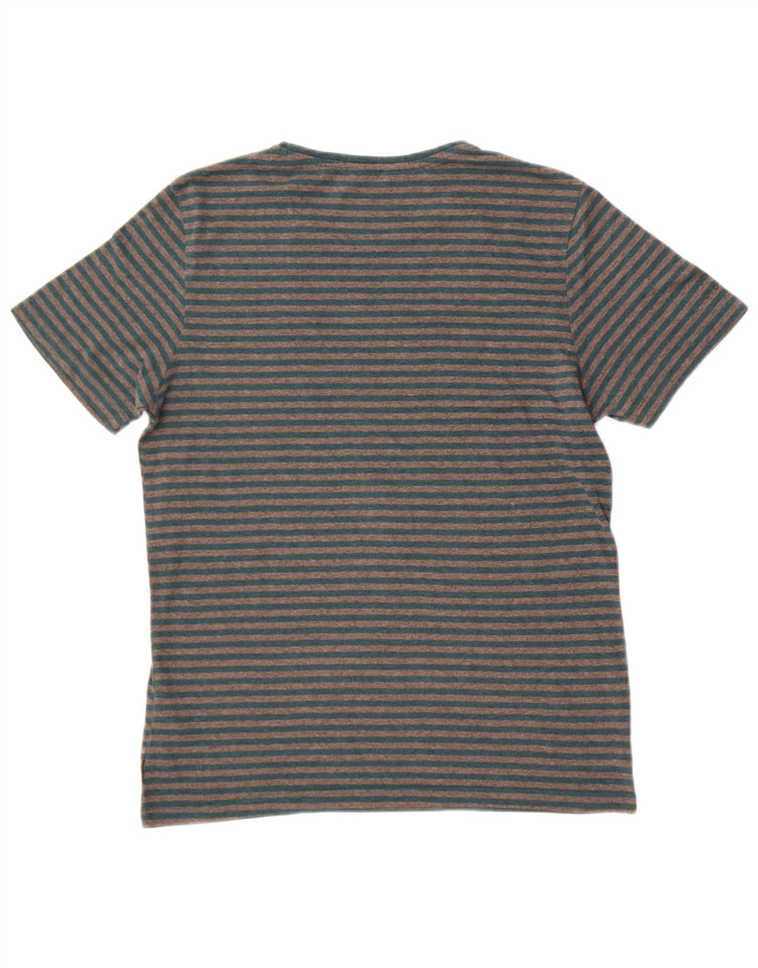 Jack & Jones herre T-shirt top mellem grå stribet bomuld