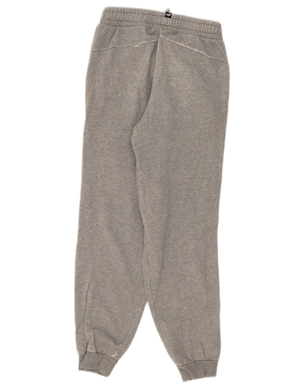 Puma Pantalon de Survêtement Garçon 13-14 ans Gris Moucheté Coton