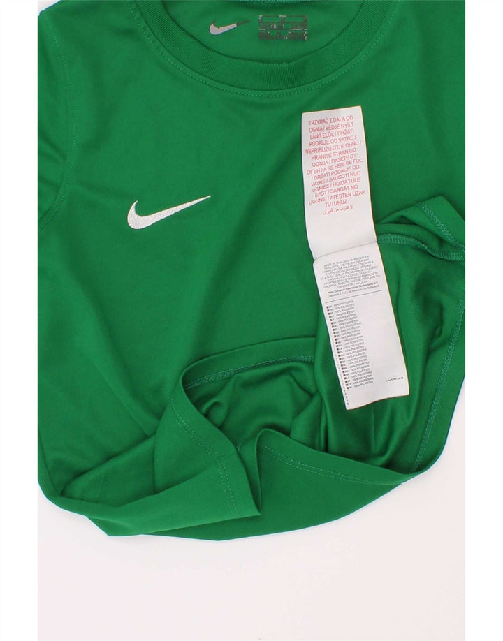 Nike T-Shirt für Jungen, 5–6 Jahre, grünes Polyester