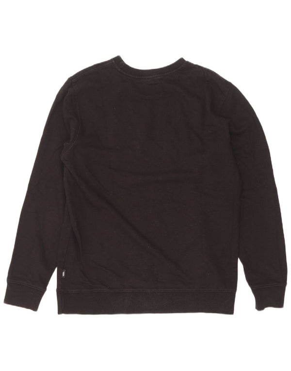 Vans Mens Graphic Sweatshirt Jumper Medium Black Cotton