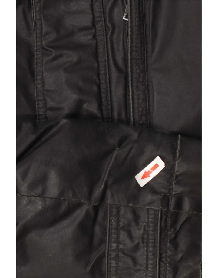Tommy Hilfiger Herre imiteret læder Utility Jacket UK 38 Medium Grey