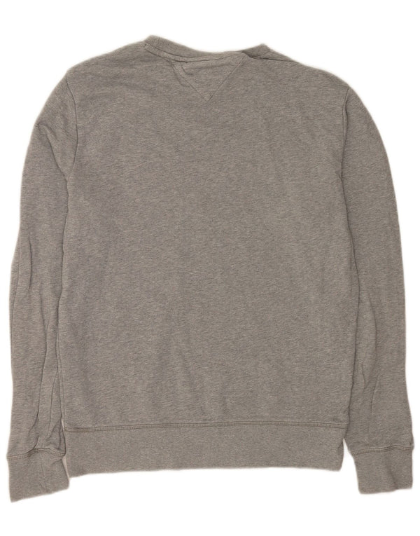 Tommy Hilfiger Herre Vintage Fit Sweatshirt Jumper Medium Grey Flecked