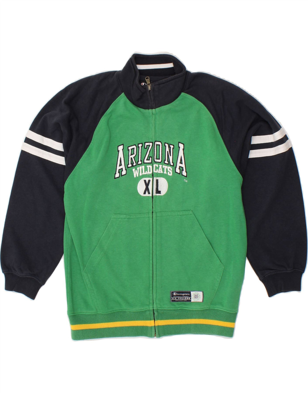 CHAMPION Boys Arizona Graphic Tracksuit Top Jacket 9-10 Years Medium Green Vintage Champion and Second-Hand Champion from Messina Hembry 