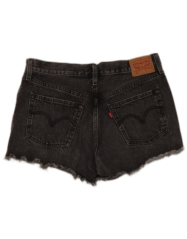 Женские джинсовые шорты Levi's 501 W29, хлопок среднего серого цвета