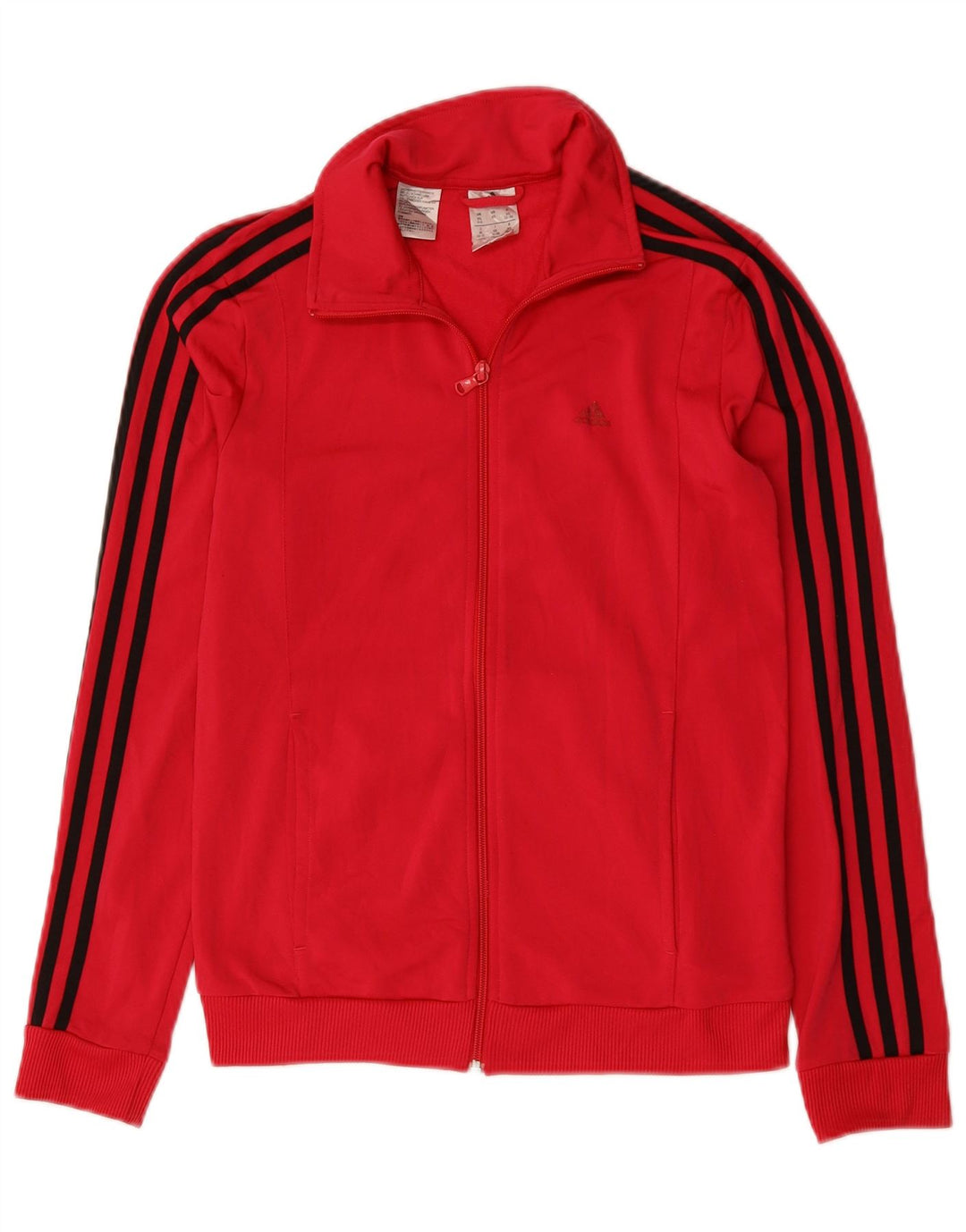 Adidas Womens Tracksuit Top Jacket UK 4/6 XS Pink Polyester