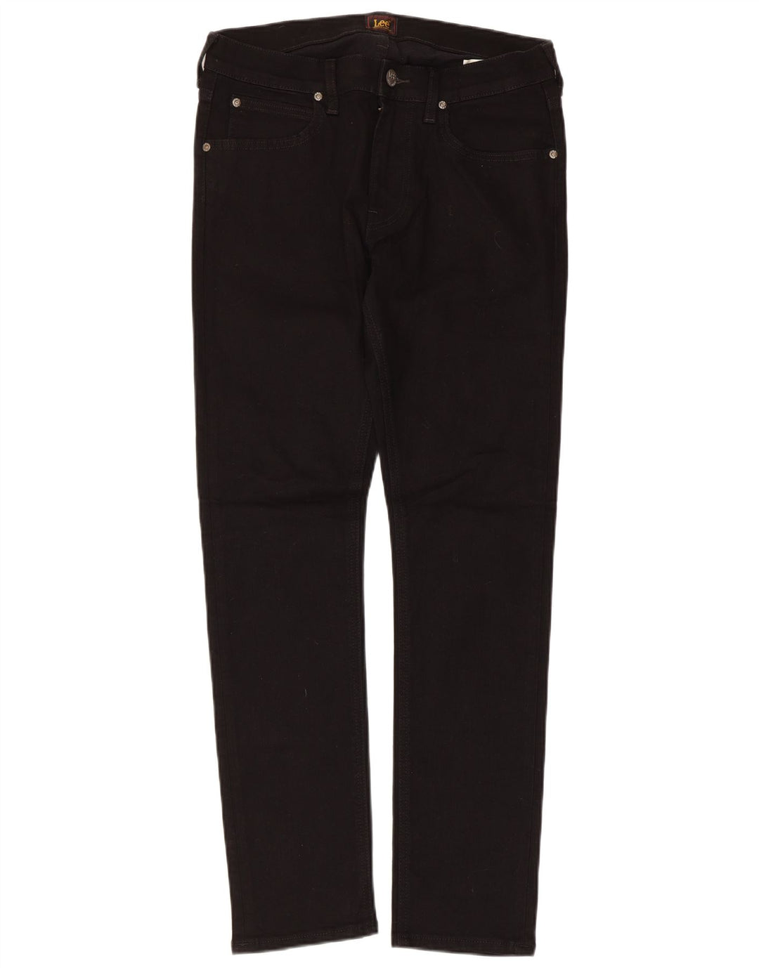 Lee Mens Luke Slim Jeans W30 L30 Black Cotton