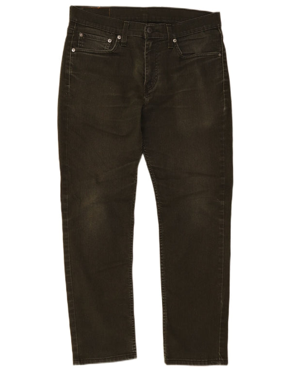 Levi's Uomo 511 Slim Jeans W32 L30 Cotone Verde