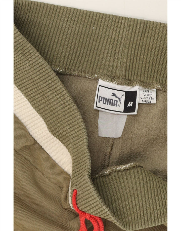 Pantaloni della tuta da uomo Puma Medium Khaki Colourblock