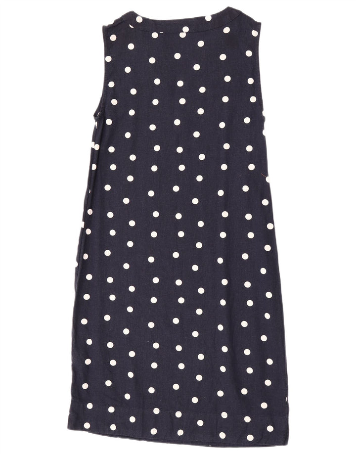 Abito a trapezio da donna Marks & Spencer UK 8 piccolo a pois blu navy