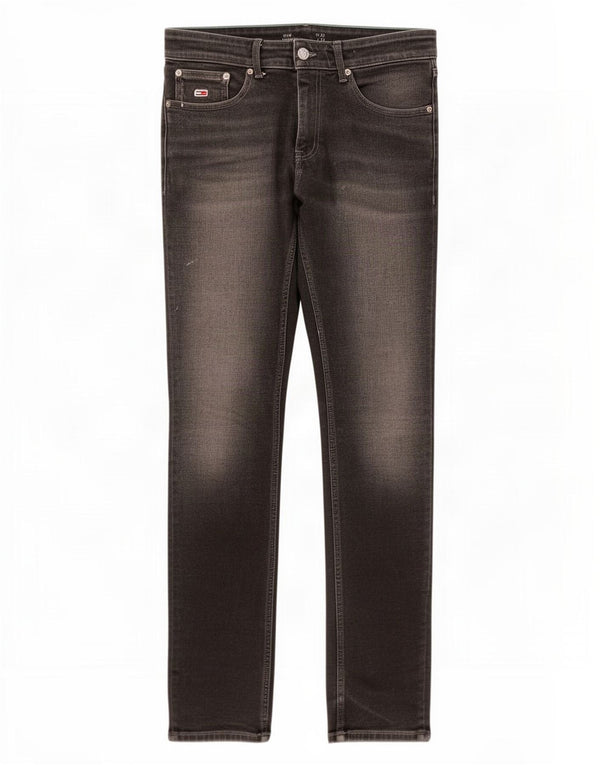 Tommy Jeans Uomo Scanton Slim Jeans W32 L34 Cotone Nero