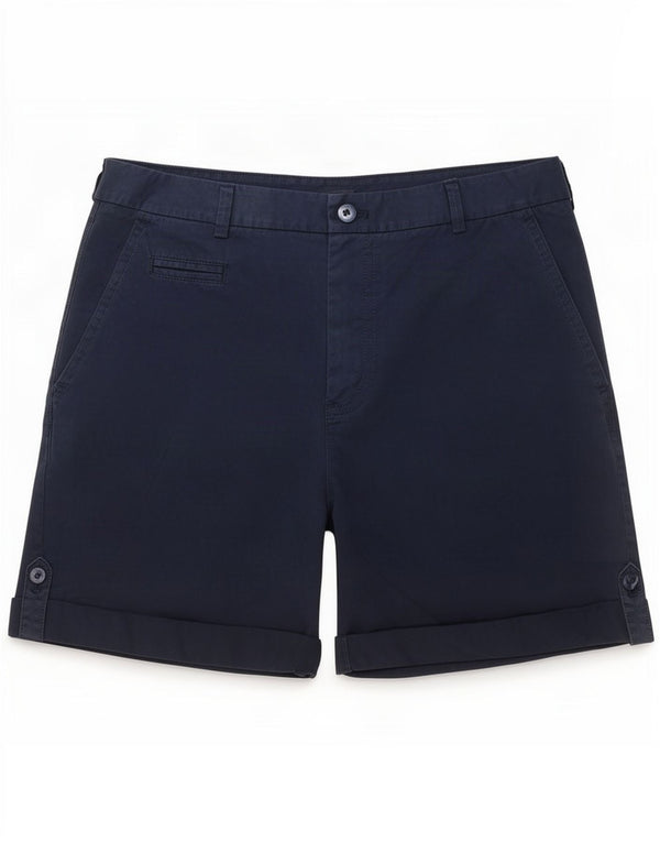 Marks & Spencer Damen Chinoshorts UK 14 Large W34 Marineblaue Baumwolle