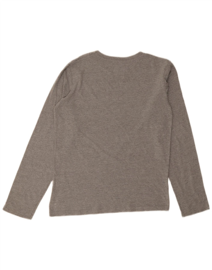 Levi's Boys Graphic Top Long Sleeve 15-16 Years Grey Cotton