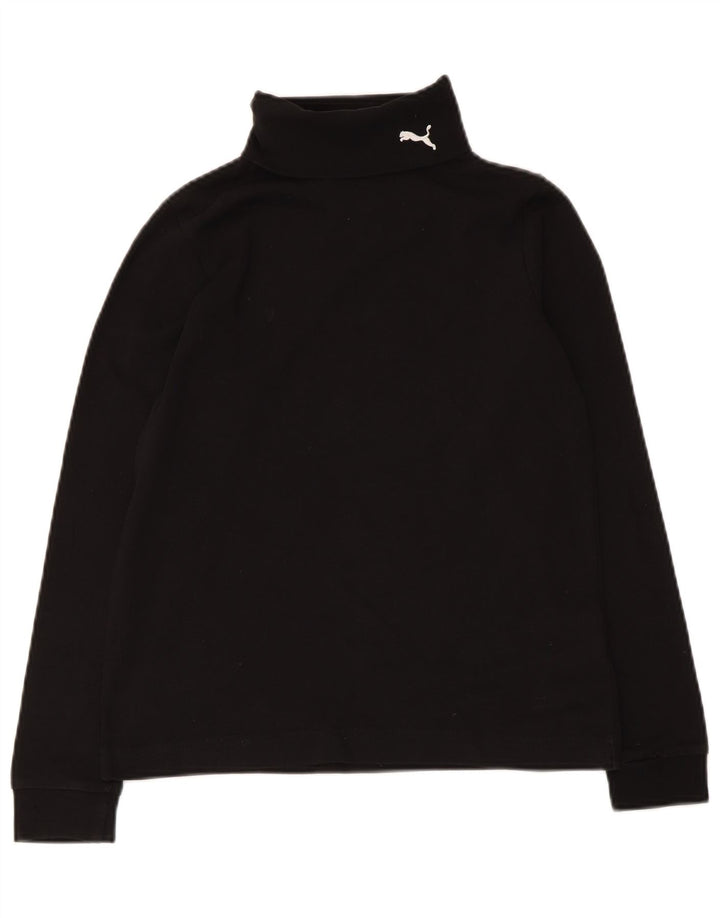 Puma Girl Top Langærmet 11-12 År Sort