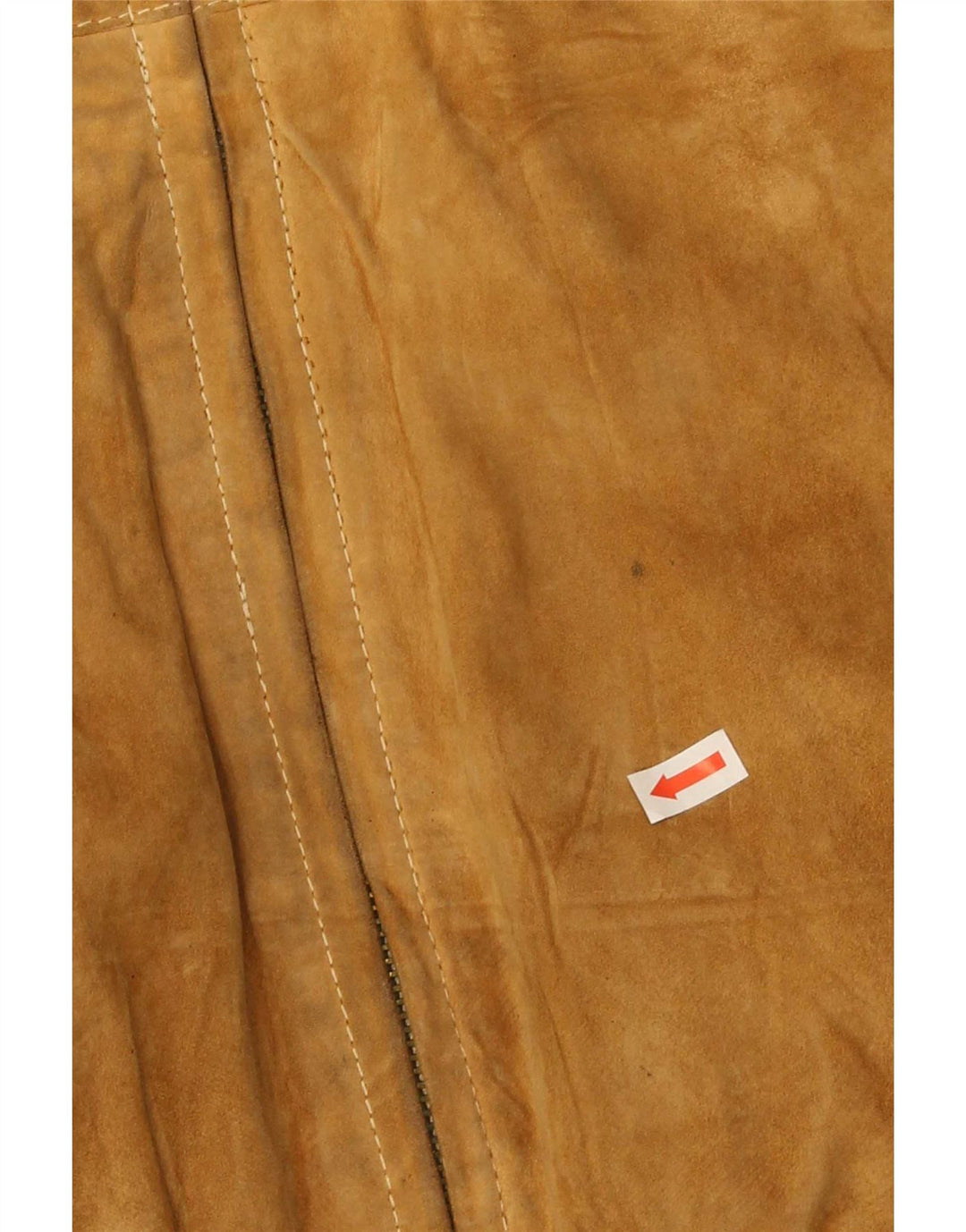 Vintage Herren Wildleder Bomberjacke IT 50 Large Beige