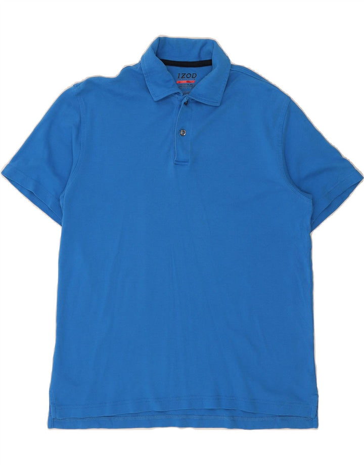 IZOD Mens Polo Shirt Medium Blue Cotton Vintage Izod and Second-Hand Izod from Messina Hembry 