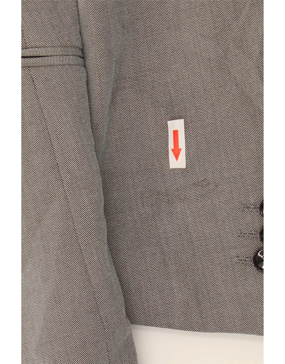 Zara Mens 1 Button Blazer Jacket EU 50 Medium Grey