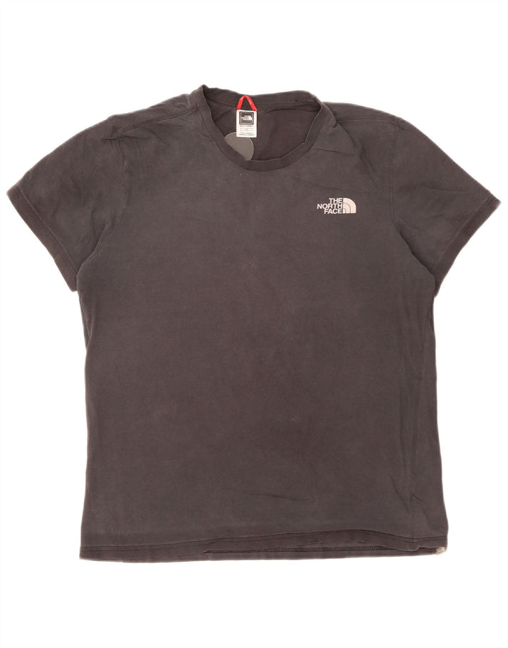 THE NORTH FACE Mens T-Shirt Top Large Grey Cotton