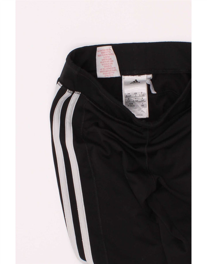 Legginsy dziewczęce ADIDAS 9-10 lat, czarny poliester