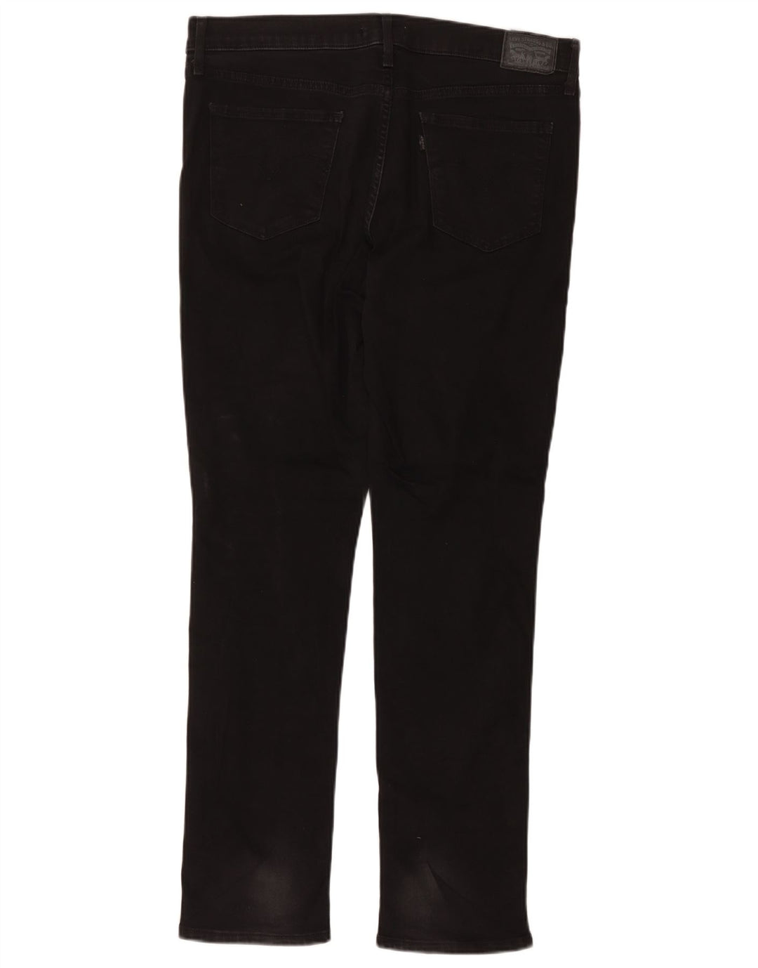 Levi's Womens 312 Shaping Slim Jeans W32 L30 Black Cotton