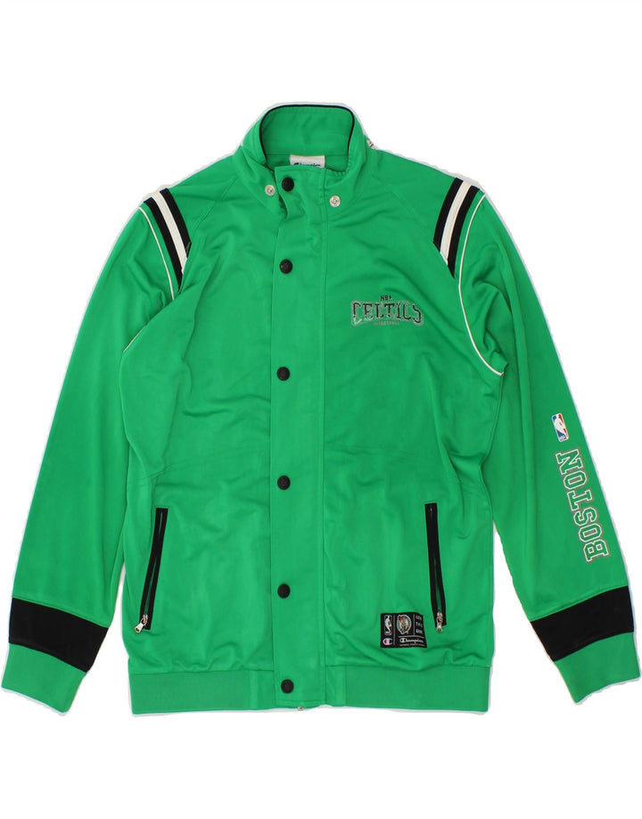 CHAMPION Boys Boston Tracksuit Top Jacket 11-12 Years Large Green Vintage Champion and Second-Hand Champion from Messina Hembry 