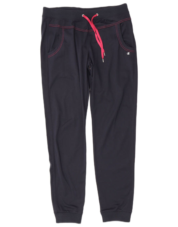 Champion Womens træningsdragt Bukser Joggers UK 14 Large Navy Blue