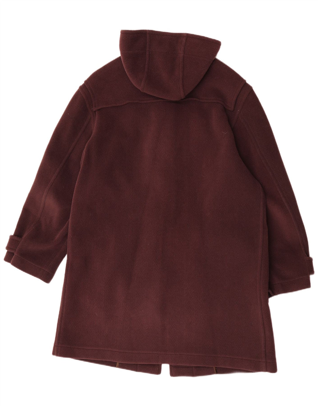 Corneliani Womens Hooded Oversized Duffle Coat IT 43 Large Brown