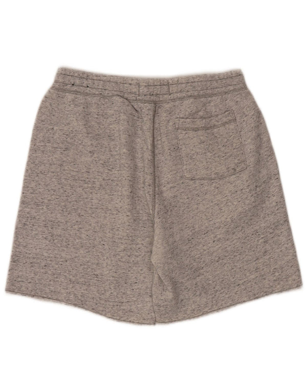 Hollister Mens Graphic Sport Shorts Medium Grey Flecked Cotton