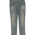 ARMANI Womens Slim Jeans W26 L30 Blue Cotton Vintage Armani and Second-Hand Armani from Messina Hembry 