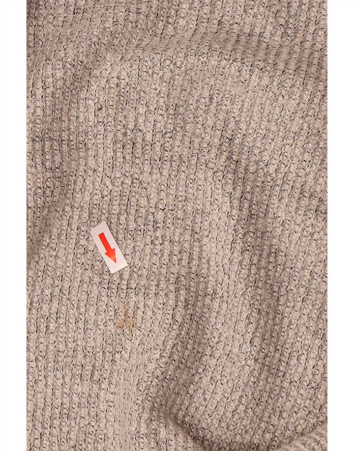 Marks & Spencer Mens Crew Neck Jumper Sweater Large Beige Polyamide